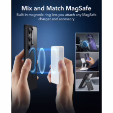 ESR รุ่น Classic Hybrid Case (HaloLock) - เคส Galaxy S25 Ultra - สี Clear Black