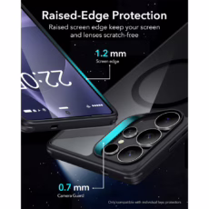 ESR รุ่น Classic Hybrid Case (HaloLock) - เคส Galaxy S25 Ultra - สี Clear Black