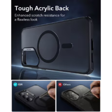 ESR รุ่น Classic Hybrid Case (HaloLock) - เคส Galaxy S25 Plus - สี Frosted Black