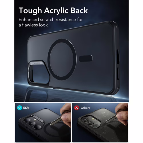 ESR รุ่น Classic Hybrid Case (HaloLock) - เคส Galaxy S25 Plus - สี Frosted Black