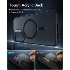 ESR รุ่น Classic Hybrid Case (HaloLock) - เคส Galaxy S25 Plus - สี Frosted Black