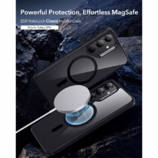 ESR รุ่น Classic Hybrid Case (HaloLock) - เคส Galaxy S25 Plus - สี Clear Black