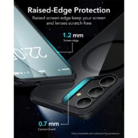 ESR รุ่น Classic Hybrid Case (HaloLock) - เคส Galaxy S25 Plus - สี Clear Black