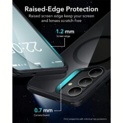 ESR รุ่น Classic Hybrid Case (HaloLock) - เคส Galaxy S25 Plus - สี Clear Black