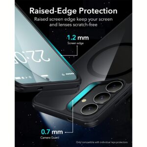 ESR รุ่น Classic Hybrid Case (HaloLock) - เคส Galaxy S25 Plus - สี Clear Black