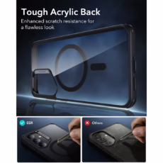 ESR รุ่น Classic Hybrid Case (HaloLock) - เคส Galaxy S25 Plus - สี Clear Black