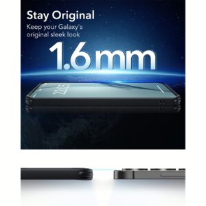 ESR รุ่น Classic Hybrid Case (HaloLock) - เคส Galaxy S25 Plus - สี Clear Black
