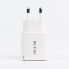 Philips หัวชาร์จ รุ่น PD20W อะแดปเตอร์ 2 พอร์ต - สี White