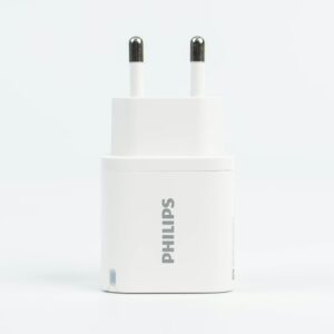 Philips หัวชาร์จ รุ่น PD20W อะแดปเตอร์ 2 พอร์ต - สี White