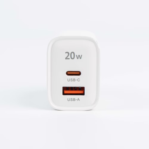 Philips หัวชาร์จ รุ่น PD20W อะแดปเตอร์ 2 พอร์ต - สี White