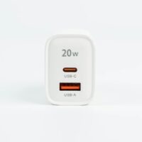 Philips หัวชาร์จ รุ่น PD20W อะแดปเตอร์ 2 พอร์ต - สี White
