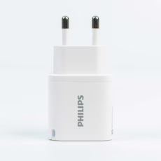 Philips หัวชาร์จ รุ่น PD33W อะแดปเตอร์ 2 พอร์ต GaN - สี White