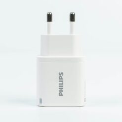 Philips หัวชาร์จ รุ่น PD33W อะแดปเตอร์ 2 พอร์ต GaN - สี White