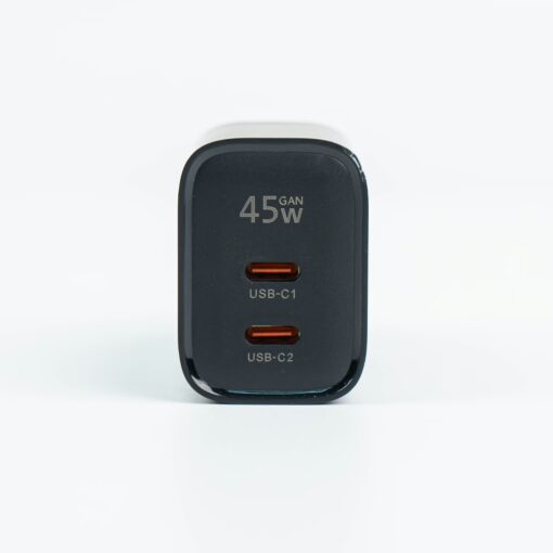 Philips หัวชาร์จ รุ่น PD45W อะแดปเตอร์ 2 พอร์ต GaN - สี Black - Image 7