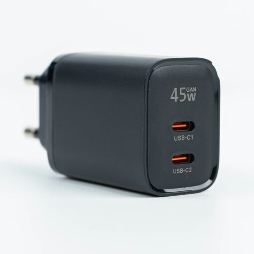 Philips หัวชาร์จ รุ่น PD45W อะแดปเตอร์ 2 พอร์ต GaN - สี Black - Image 8