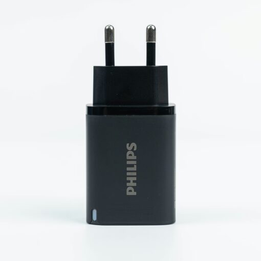 Philips หัวชาร์จ รุ่น PD45W อะแดปเตอร์ 2 พอร์ต GaN - สี Black - Image 9