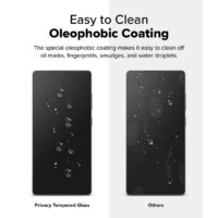 Ringke รุ่น Easy Slide Privacy Tempered Glass - ฟิล์มกระจก Galaxy S25 Ultra (ฟิล์ม 2 แผ่น พร้อมอุปกรณ์ติดตั้ง)