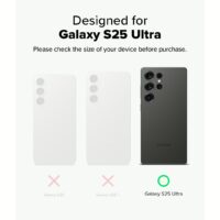 Ringke รุ่น Easy Slide Privacy Tempered Glass - ฟิล์มกระจก Galaxy S25 Ultra (ฟิล์ม 2 แผ่น พร้อมอุปกรณ์ติดตั้ง)
