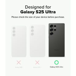 Ringke รุ่น Easy Slide Privacy Tempered Glass - ฟิล์มกระจก Galaxy S25 Ultra (ฟิล์ม 2 แผ่น พร้อมอุปกรณ์ติดตั้ง)