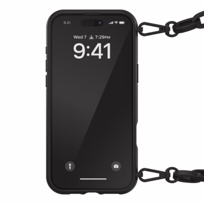 Diesel รุ่น Oval D Chain - เคส iPhone 16 Pro Max - สี Black