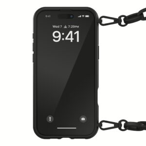 Diesel รุ่น Oval D Chain - เคส iPhone 16 Pro Max - สี Black