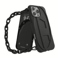 Diesel รุ่น Oval D Chain - เคส iPhone 16 Pro Max - สี Black