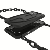 Diesel รุ่น Oval D Chain - เคส iPhone 16 Pro Max - สี Black