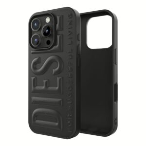 Diesel รุ่น 3D Biscotto - เคส iPhone 16 Pro - สี Black