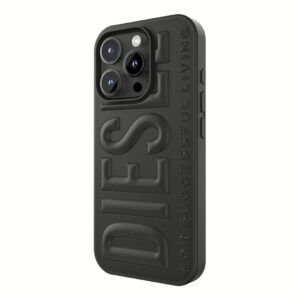 Diesel รุ่น 3D Biscotto - เคส iPhone 16 Pro - สี Black