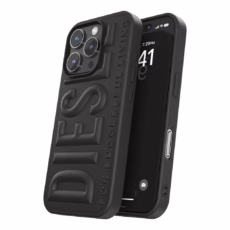Diesel รุ่น 3D Biscotto - เคส iPhone 16 Pro - สี Black