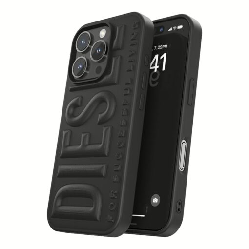 Diesel รุ่น 3D Biscotto - เคส iPhone 16 Pro - สี Black - Image 4