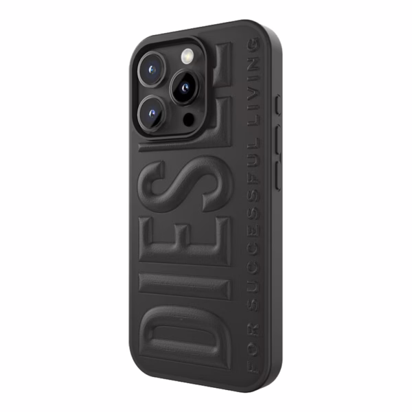 Diesel รุ่น 3D Biscotto - เคส iPhone 16 Pro Max - สี Black