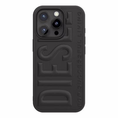 Diesel รุ่น 3D Biscotto - เคส iPhone 16 Pro Max - สี Black