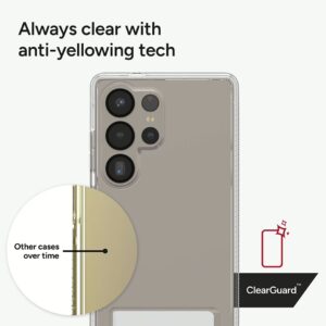 Zagg รุ่น Crystal Palace Kickstand - เคส Galaxy S25 Ultra - สี Clear