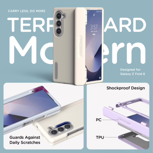 VRS รุ่น Terra Guard Modern - เคส Galaxy Z Fold 6 - สี Purple
