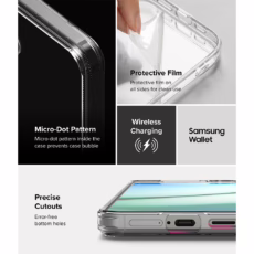 Ringke รุ่น Fusion - เคส Galaxy S25 - สี Clear