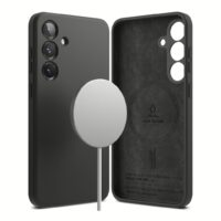 Ringke รุ่น Silicone Magnetic - เคส Galaxy S25 - สี Black