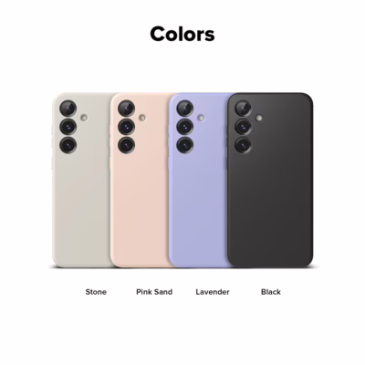 Ringke รุ่น Silicone Magnetic - เคส Galaxy S25 - สี Black