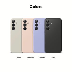 Ringke รุ่น Silicone Magnetic - เคส Galaxy S25 - สี Black