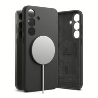 Ringke รุ่น Silicone Magnetic - เคส Galaxy S25 - สี Black