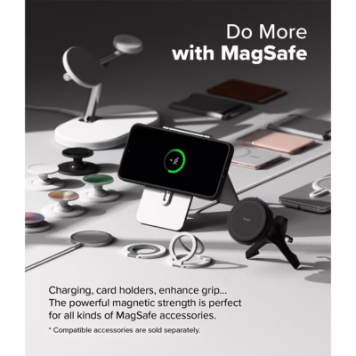 Ringke รุ่น Silicone Magnetic - เคส Galaxy S25 - สี Black