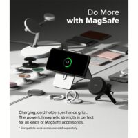 Ringke รุ่น Silicone Magnetic - เคส Galaxy S25 - สี Black