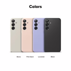 Ringke รุ่น Silicone Magnetic - เคส Galaxy S25 - สี Pink Sand