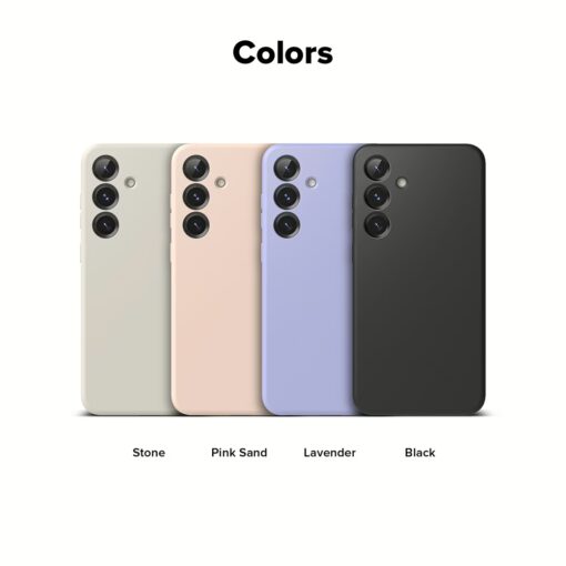 Ringke รุ่น Silicone Magnetic - เคส Galaxy S25 - สี Pink Sand - Image 14