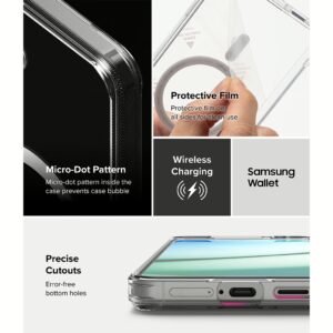 Ringke รุ่น Fusion Magnetic - เคส Galaxy S25 Plus - สี Clear