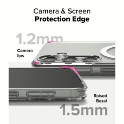 Ringke รุ่น Fusion Magnetic - เคส Galaxy S25 Plus - สี Clear