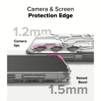 Ringke รุ่น Fusion Design - เคส Galaxy S25 Plus - สี Seoul Map White
