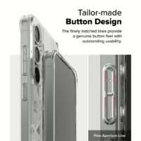 Ringke รุ่น Fusion Design - เคส Galaxy S25 Plus - สี Seoul Map White