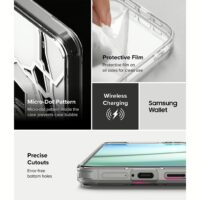 Ringke รุ่น Fusion Design - เคส Galaxy S25 Plus - สี Seoul Map White
