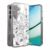 Ringke รุ่น Fusion Design - เคส Galaxy S25 Plus - สี Seoul Map White